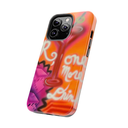"one more drink!" airbrush iPhone case