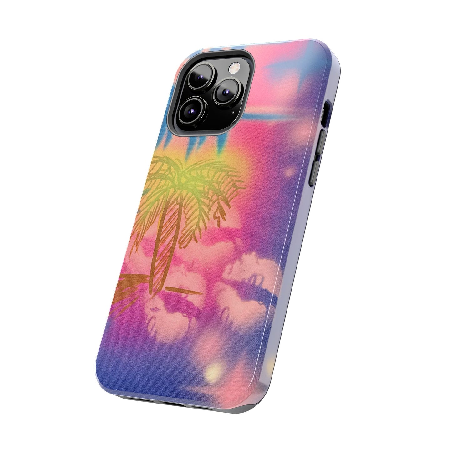 "glowy night" airbrush iPhone case