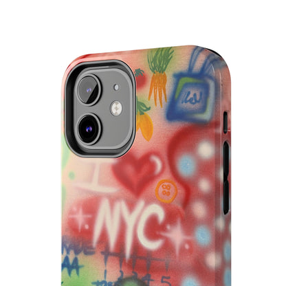 "i <3 NYC" airbrush iPhone case