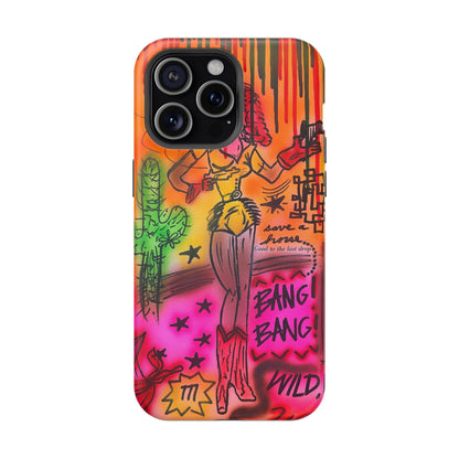 MagSafe "wild, wild west" airbrush iPhone case