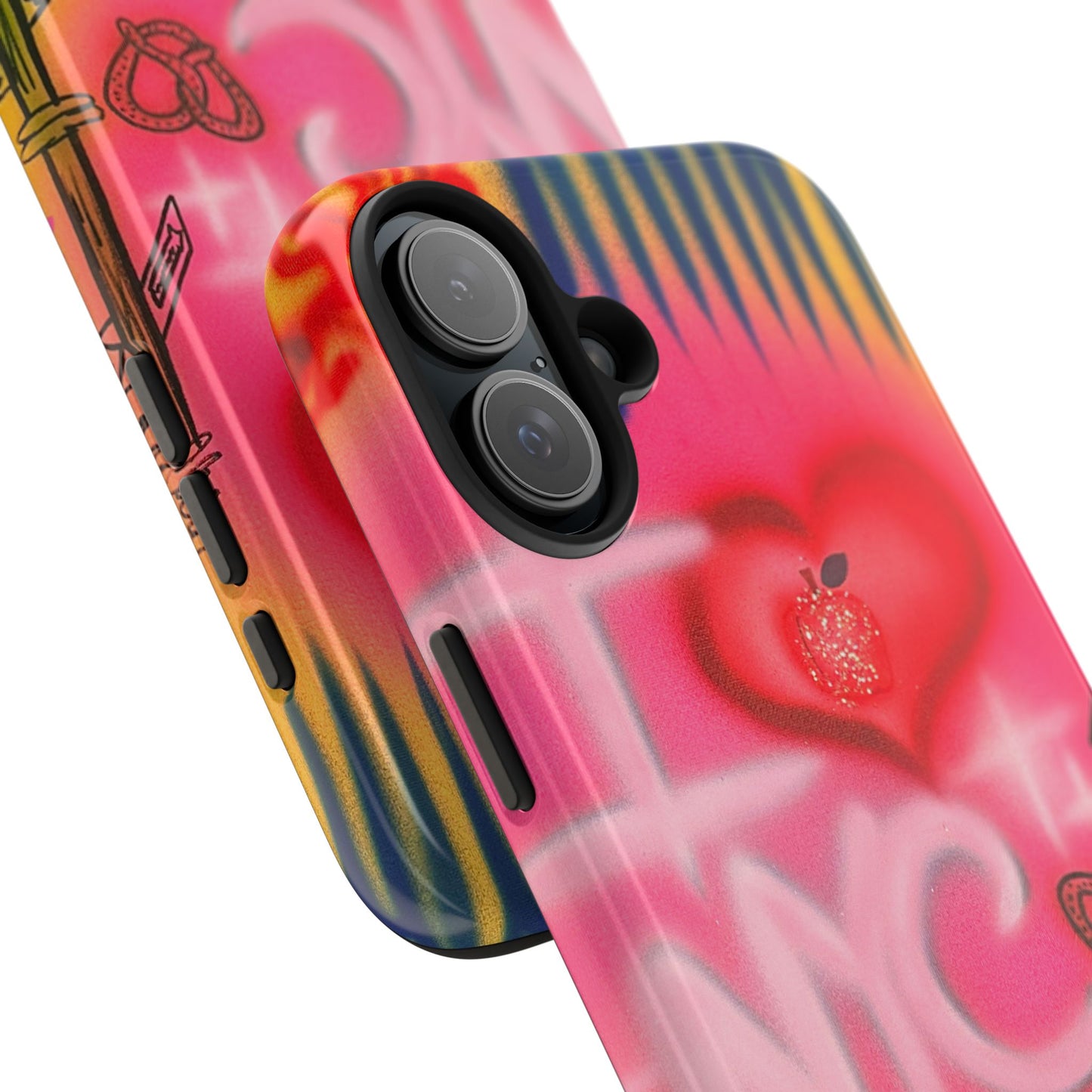 "in the city" airbrush iPhone case