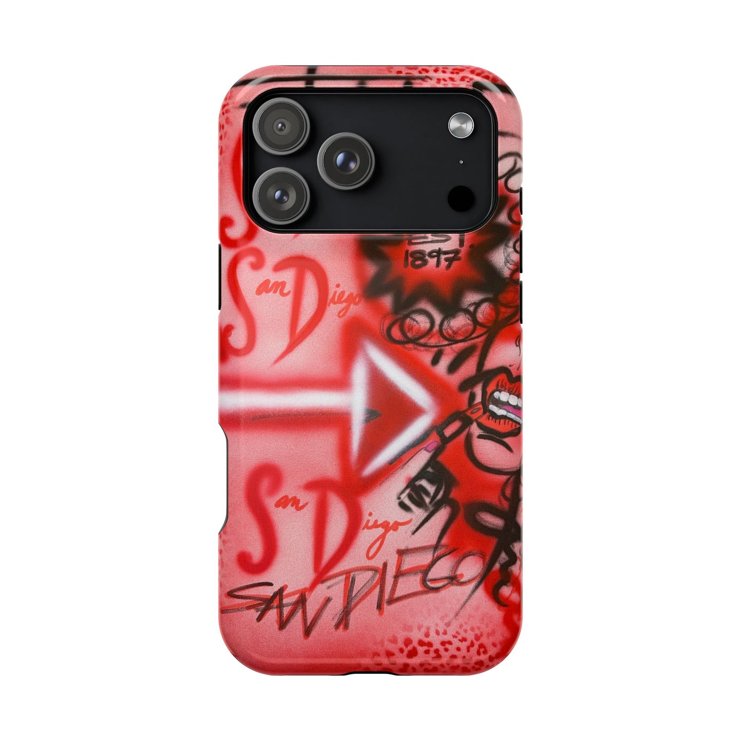 MagSafe "San Diego" Airbrush iPhone-Hülle