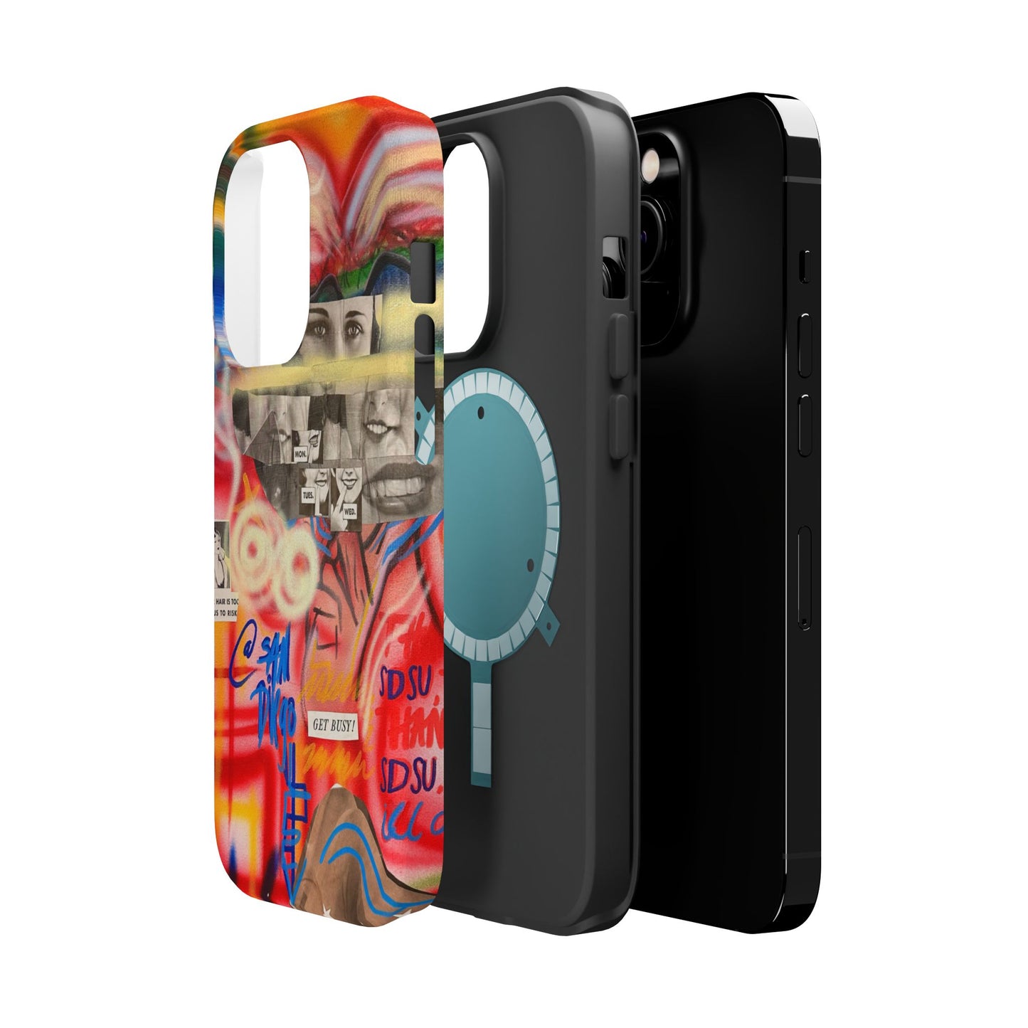 MagSafe Limited Edition "Get Busy" Airbrush iPhone Hülle