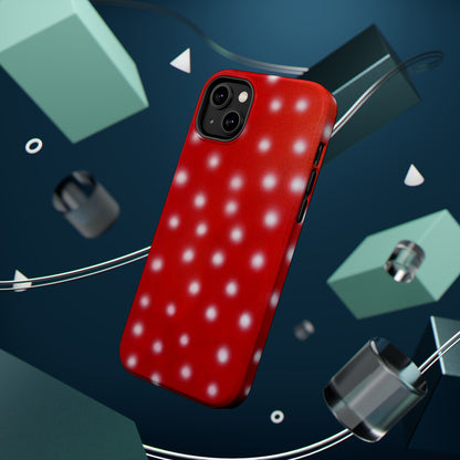 MagSafe "cherry crush polka dot" airbrush iPhone case