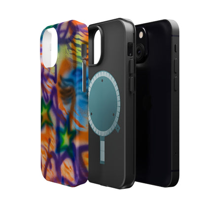 MagSafe "streetwear angel" airbrush iPhone case