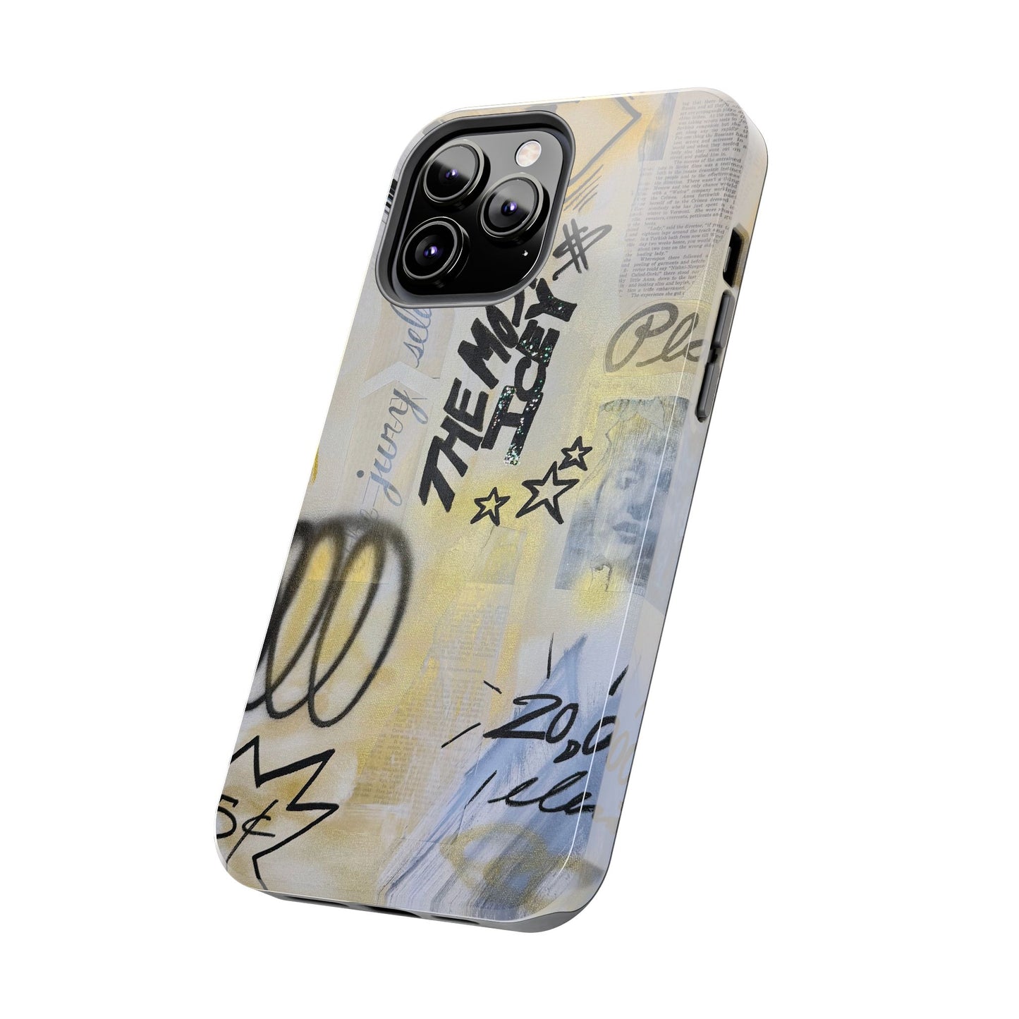 "golden glacier" airbrush iPhone case