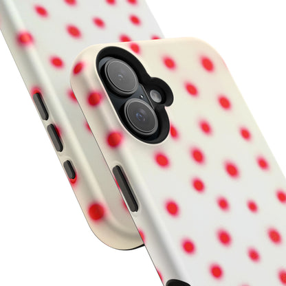 MagSafe "vanilla cherry polka dot" airbrush iPhone case