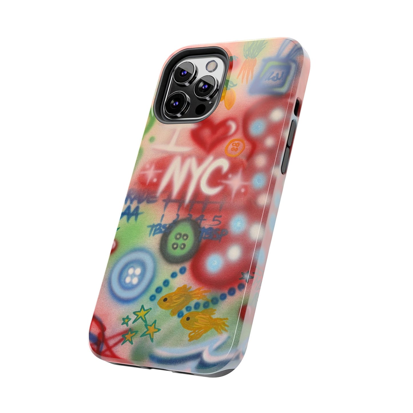 "i <3 NYC" airbrush iPhone case