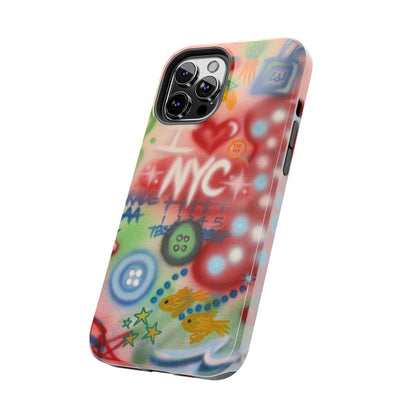 "i <3 NYC" airbrush iPhone case