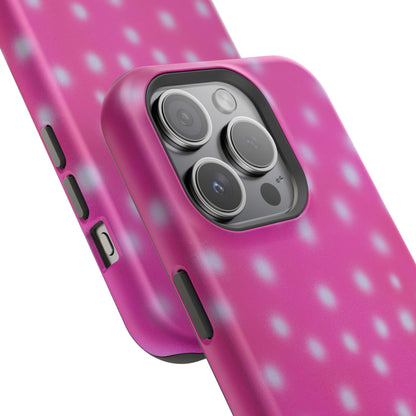MagSafe "bubblegum polka dot" airbrush iPhone case