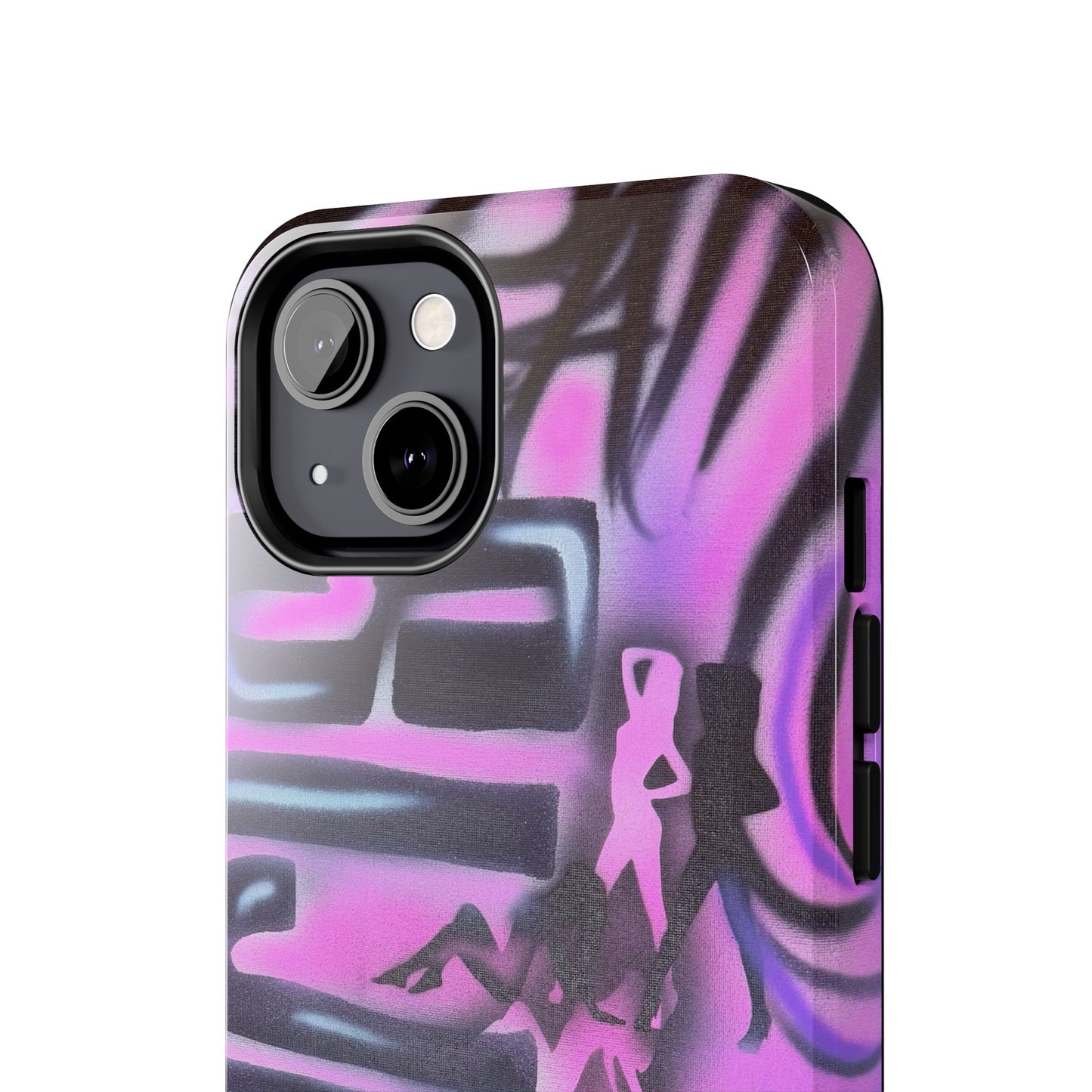 "neon nights" airbrush iPhone case