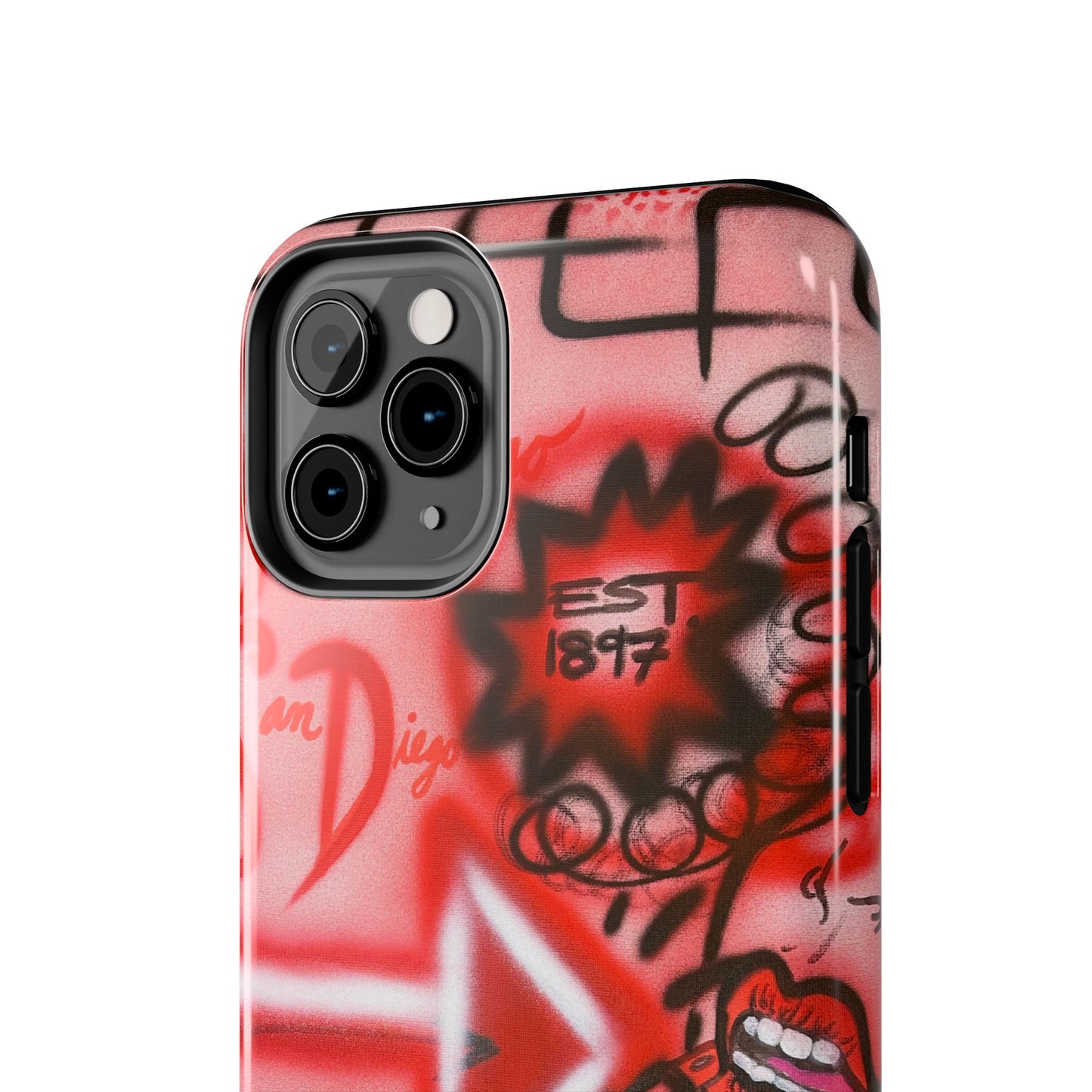 "san diego" airbrush iPhone case