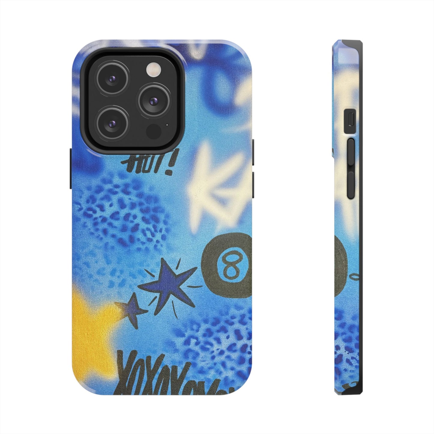 "brilliant blues" airbrush iPhone case