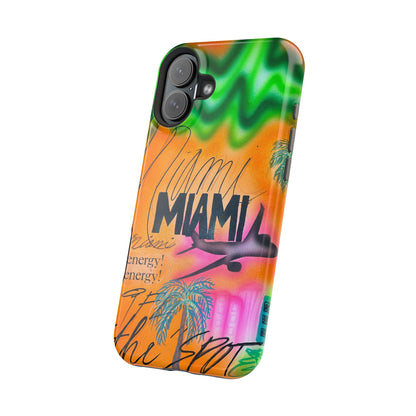 MagSafe "miami, fl" Airbrush iPhone Hülle