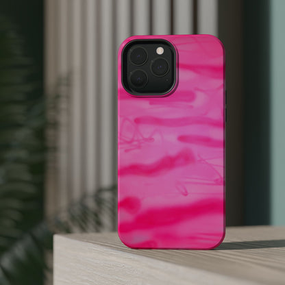 MagSafe "pink camo" airbrush iPhone case