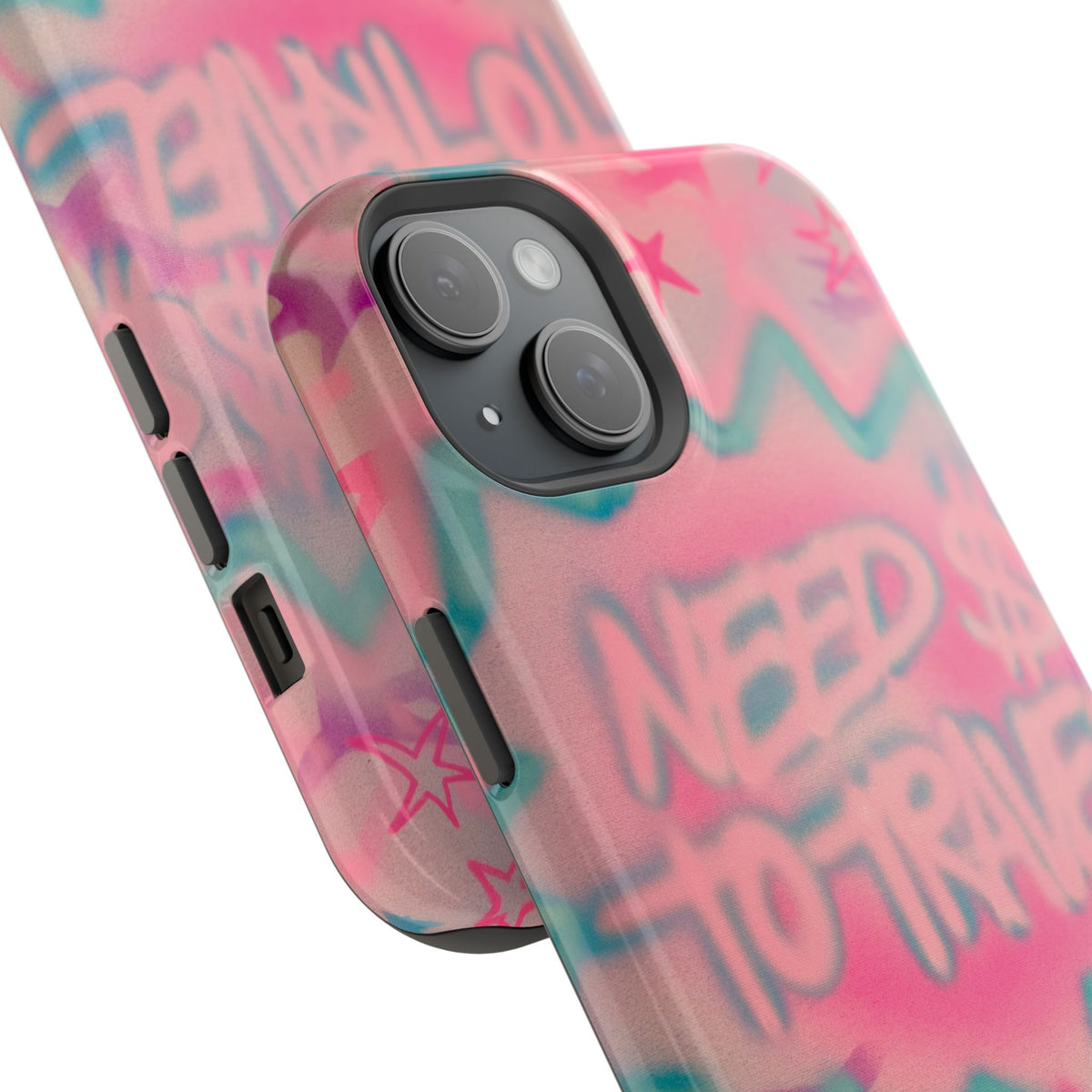 MagSafe "need $$ to travel" airbrush iPhone case