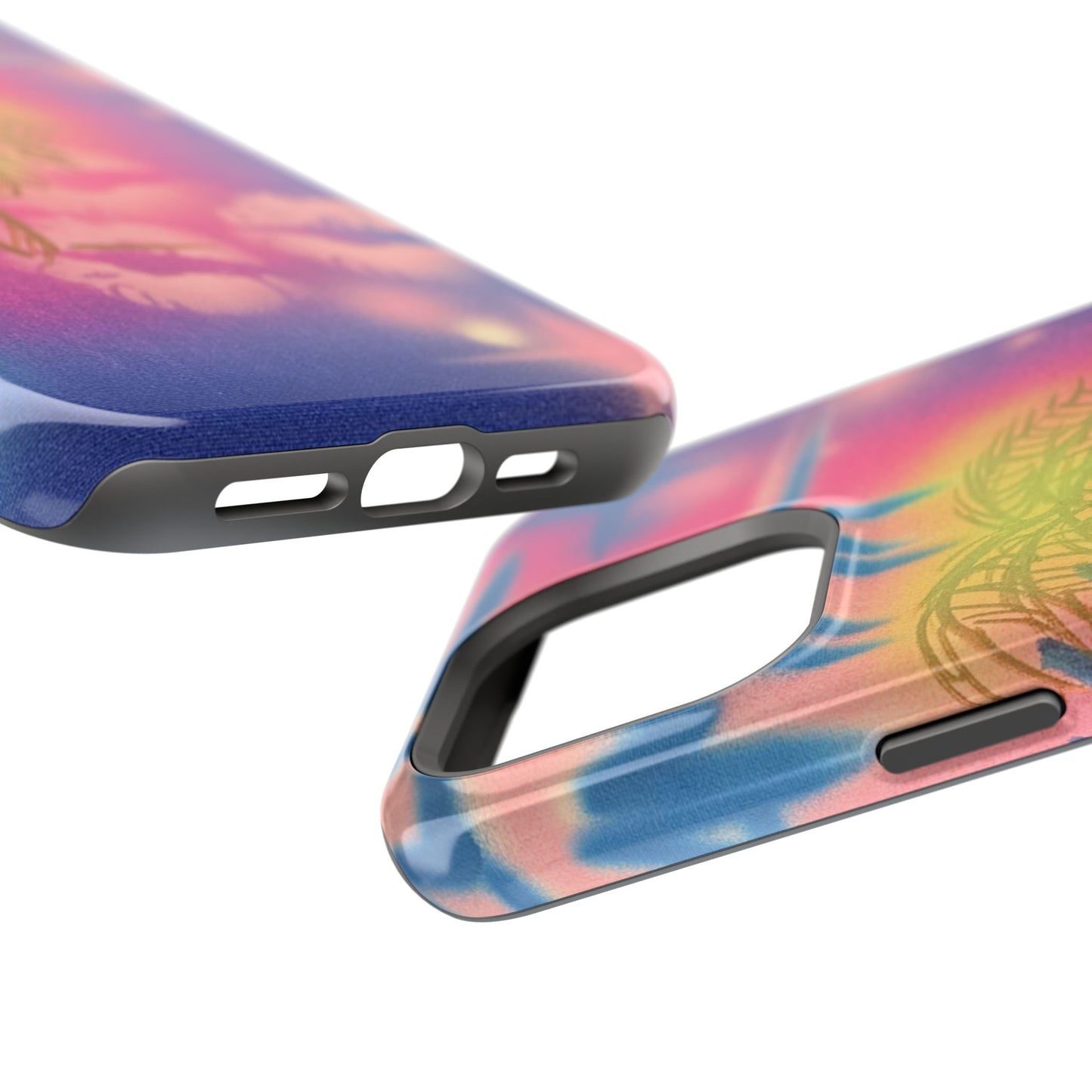 MagSafe "glowy night" airbrush iPhone case