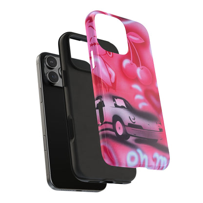 "on her way" airbrush iPhone case
