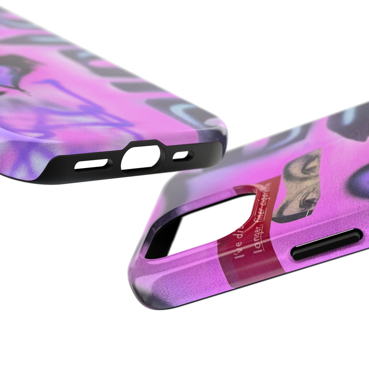 "Lila Prinzessin" Airbrush iPhone Hülle