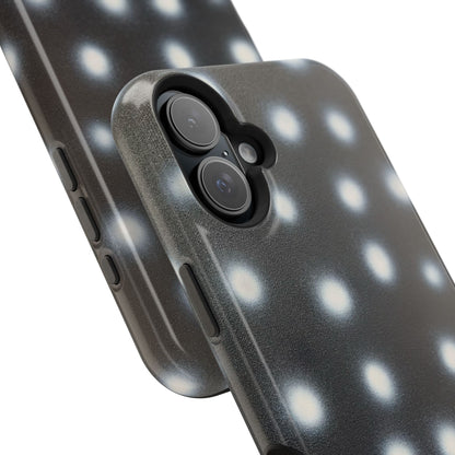 MagSafe "coconut noir polka dot" airbrush iPhone case