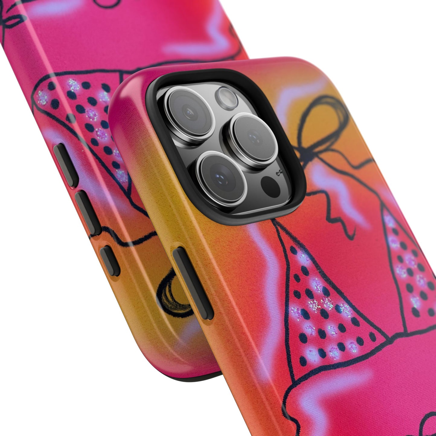 "glitter bikini" airbrush iPhone case