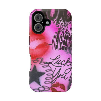 MagSafe "ulterior motive" airbrush iPhone case