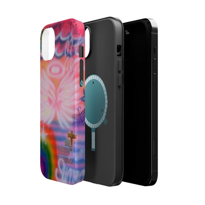 MagSafe "summer bliss" airbrush iPhone case