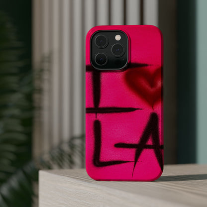MagSafe „I ❤️ LA“ Airbrush iPhone-Hülle