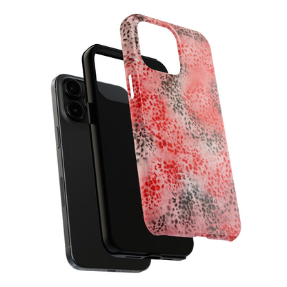 "red cheetah" airbrush iPhone case