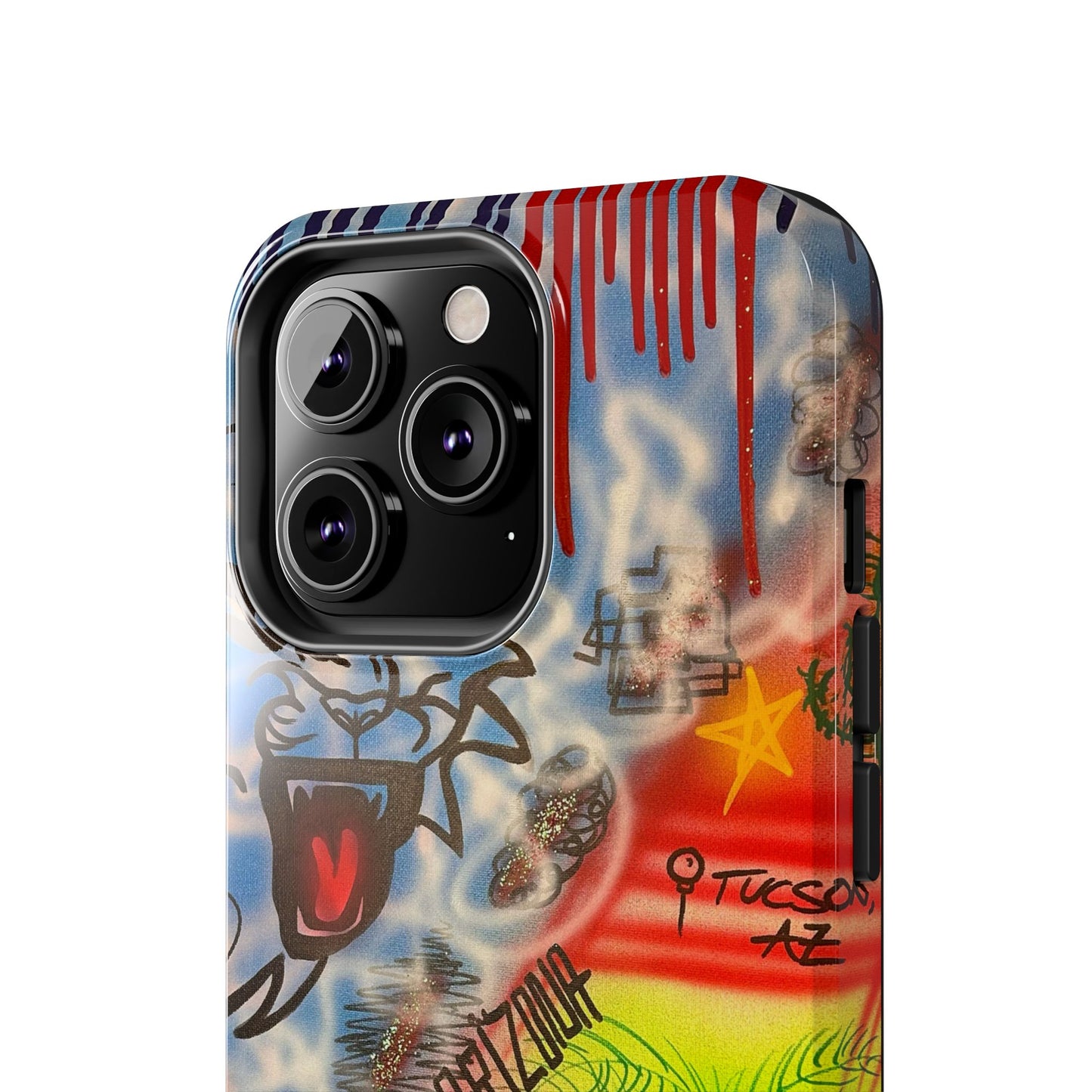 "tucson, arizona pt. 2" airbrush iPhone case