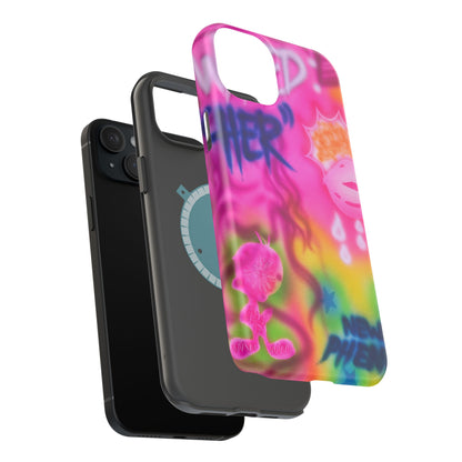 MagSafe "wanted" airbrush iPhone case
