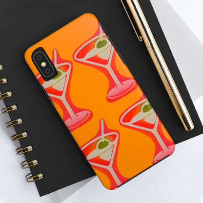 "shaken, not stirred” airbrush iPhone case