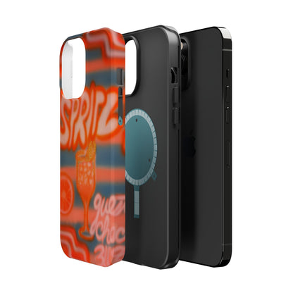 MagSafe "aperol spritz pt. 2" airbrush iPhone case