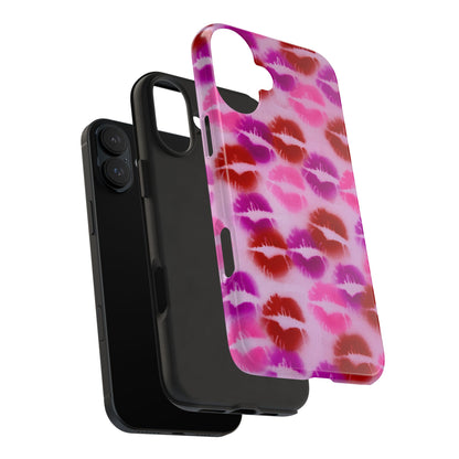 "mwah" airbrush iPhone case