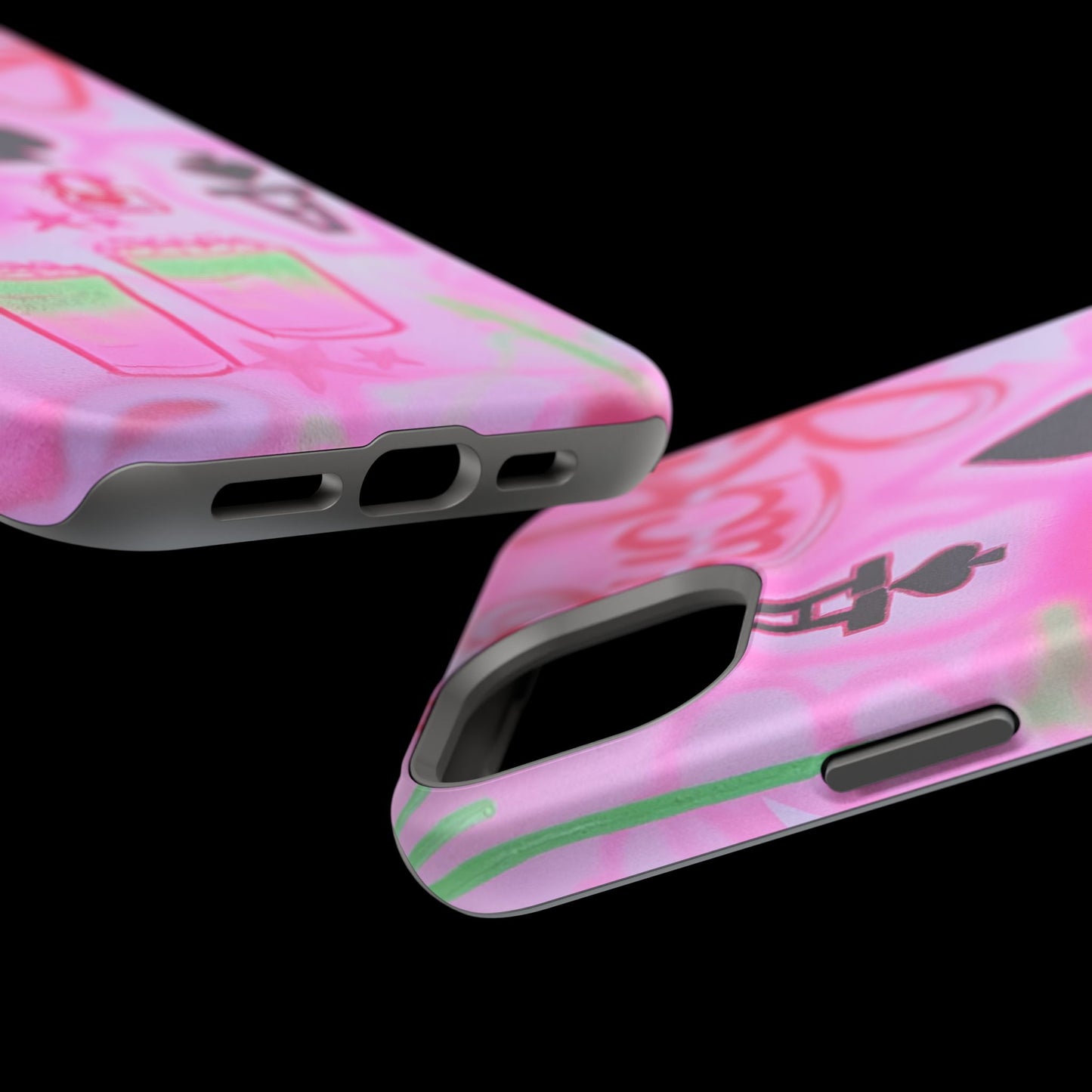 MagSafe "lucky ace" airbrush iPhone case