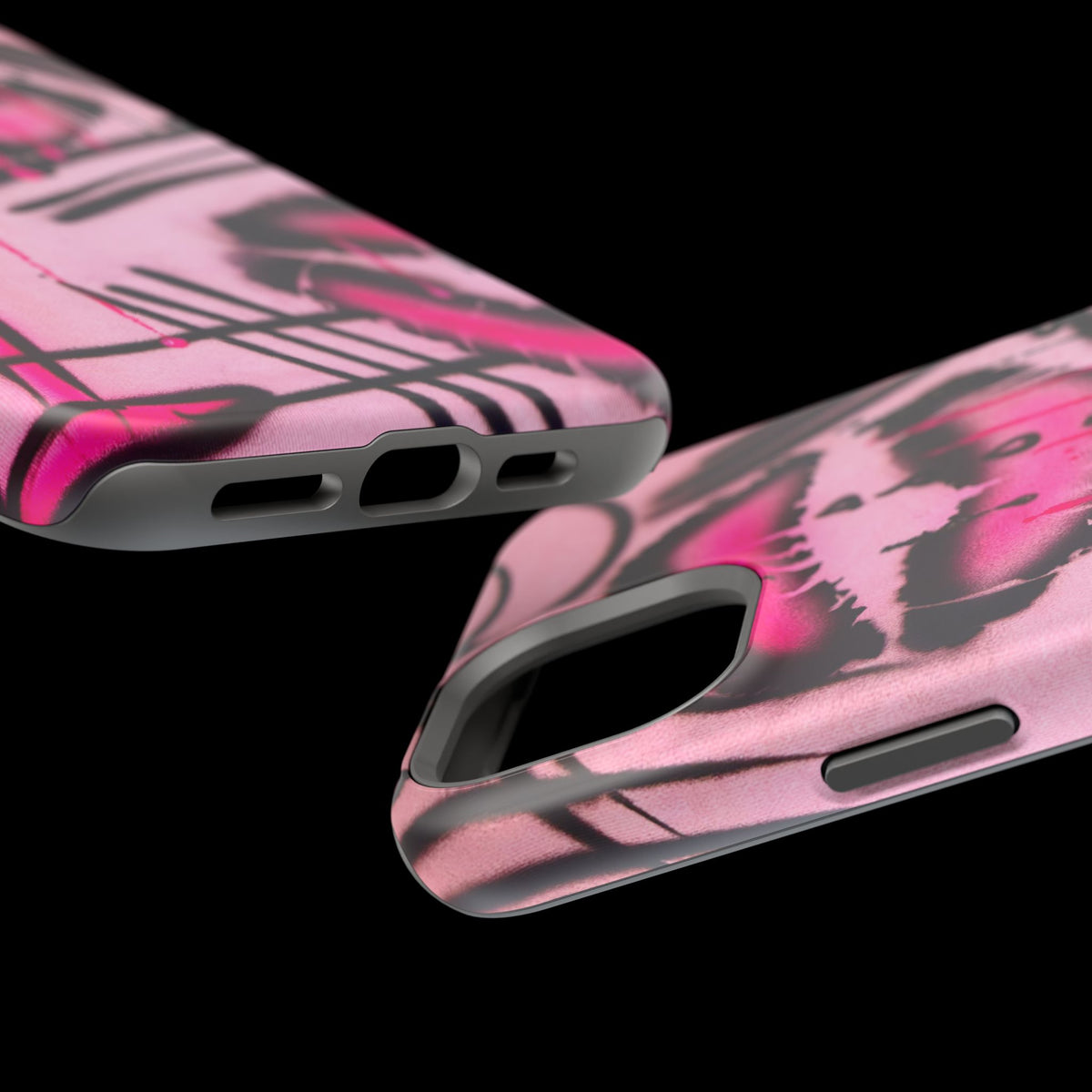 MagSafe "glossy pout" airbrush iPhone case
