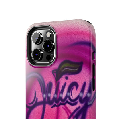 "juicy" airbrush iPhone case