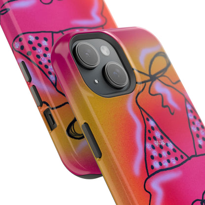 MagSafe "glitter bikini" airbrush iPhone case