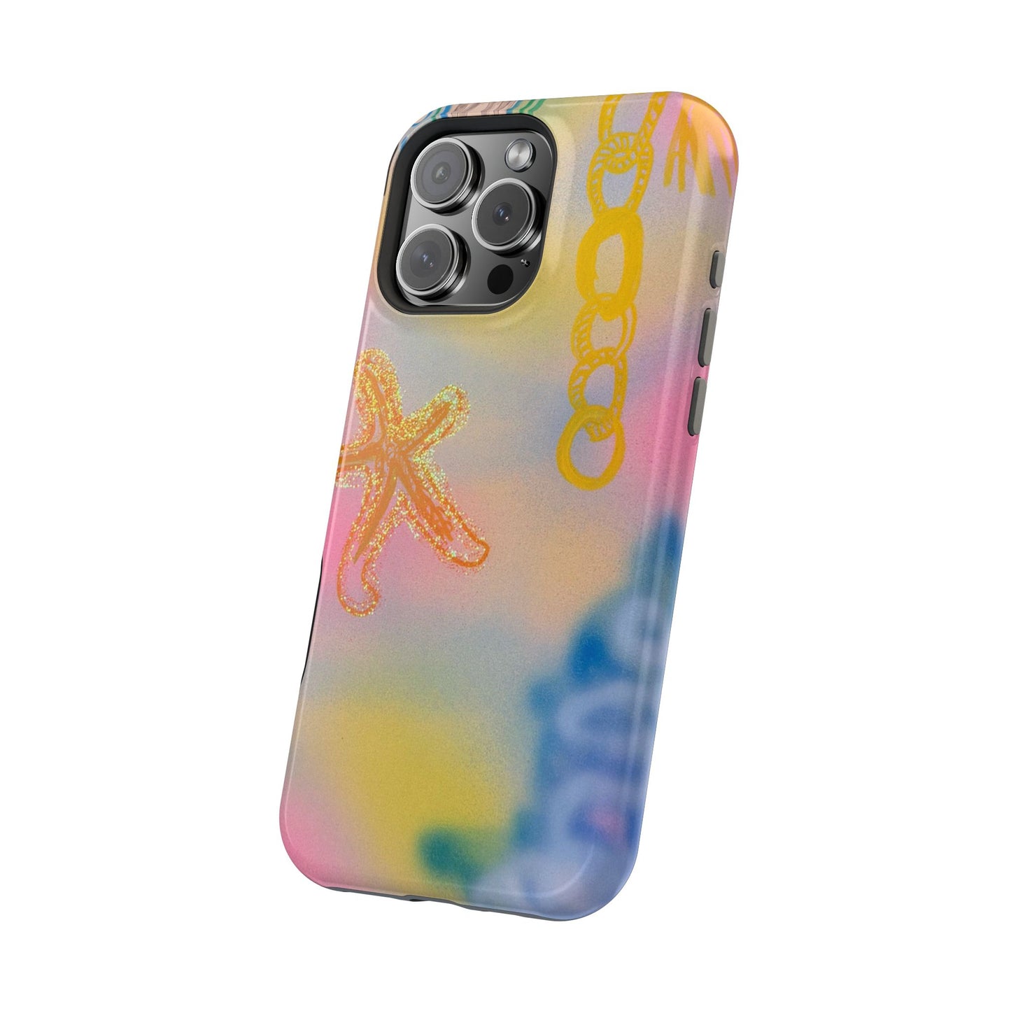 MagSafe "sweet starfish" airbrush iPhone case