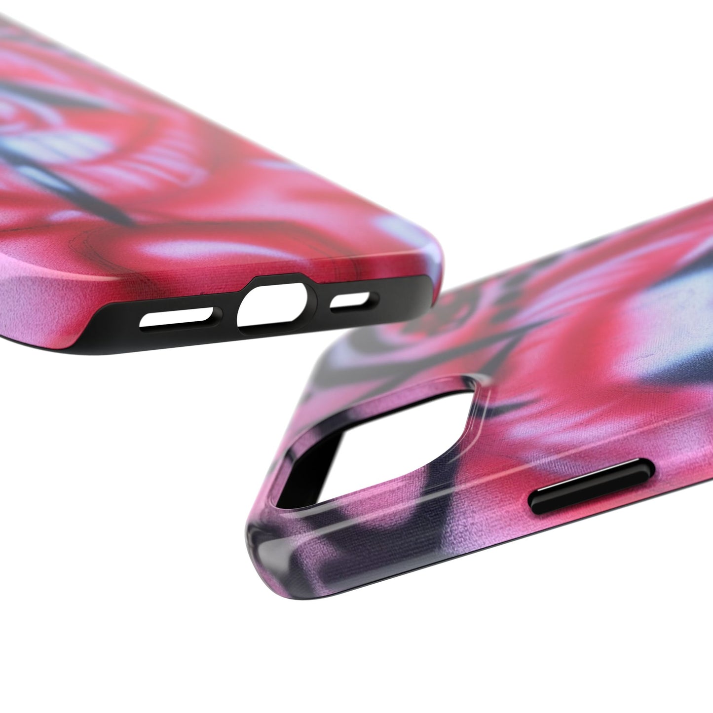 "be happy go lucky" airbrush iPhone case