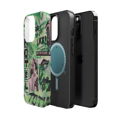 MagSafe "lust over luck" airbrush iPhone case