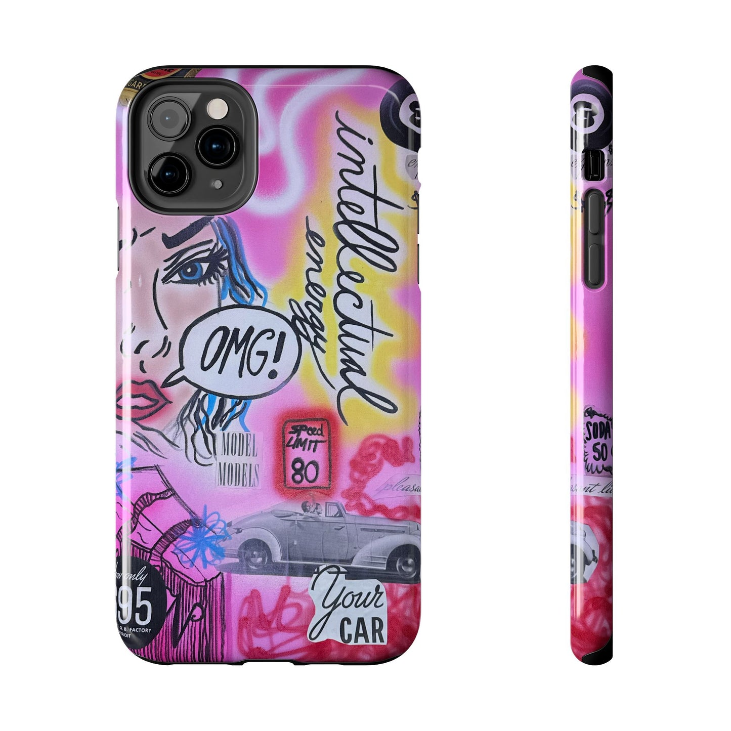 "intellectual energy" airbrush iPhone case