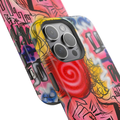 MagSafe „Lost in Paradise“ Airbrush-iPhone-Hülle