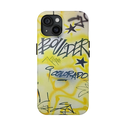 "boulder" airbrush iPhone case