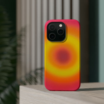 MagSafe "Pink Lemonade Aura" Airbrush iPhone Case