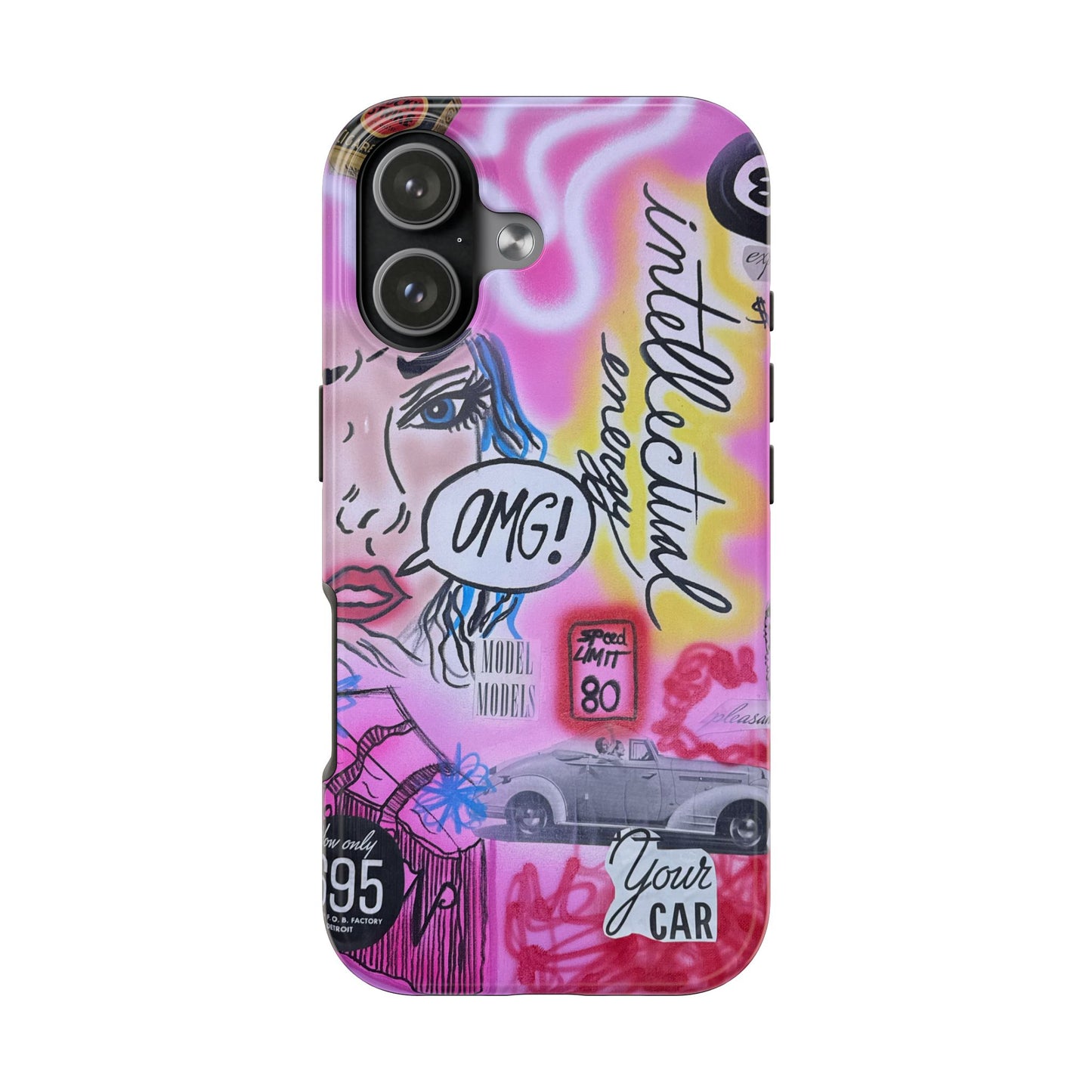 "intellectual energy" airbrush iPhone case