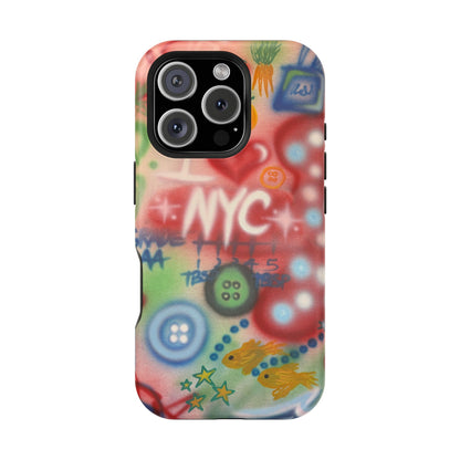 MagSafe "i <3 NYC" airbrush iPhone case