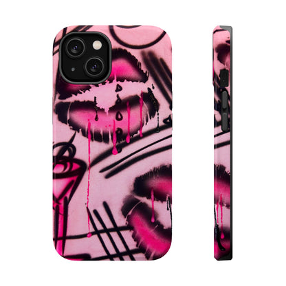 MagSafe „Glossy Pout“ Airbrush iPhone-Hülle