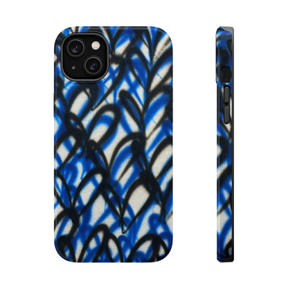 MagSafe "abstract hearts" airbrush iPhone case