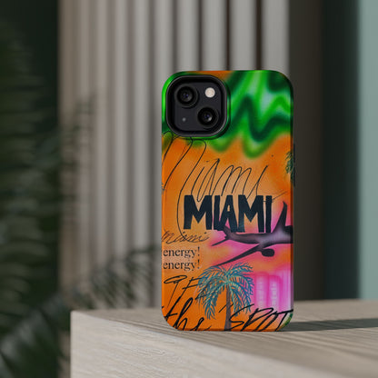 MagSafe "miami, fl" Airbrush iPhone Hülle
